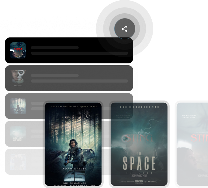 Shared Lists Interface